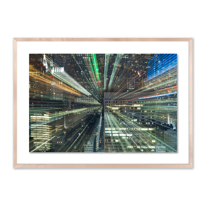 Zoom II Print by Jakob Wagner, Natural, 29" H x 40" W x 2.5" D