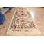 Tapis turc vintage beige Oushak idéal pour les couloirs et une touche de décor oriental antique