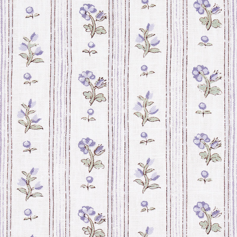 Cabanon Stripe Fabric, Violet
