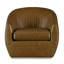 Kylie Leather Barrel Chair-714072046