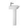 Hudson Reed Maya 650mm L x 465mm W White Vitreous China Rectangular Sink with Overflow