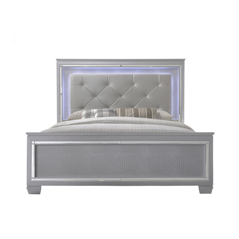 Finition de pied de lit texturée 1pc, Grand