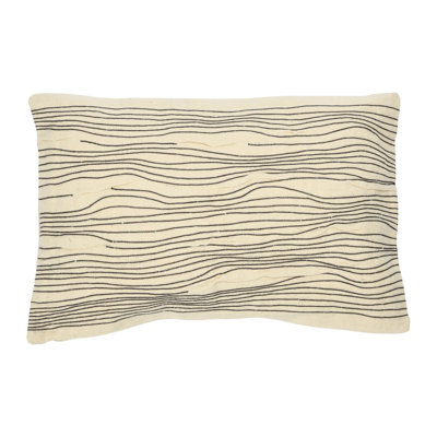 Coussin lombaire en coton et jute Rongstad
