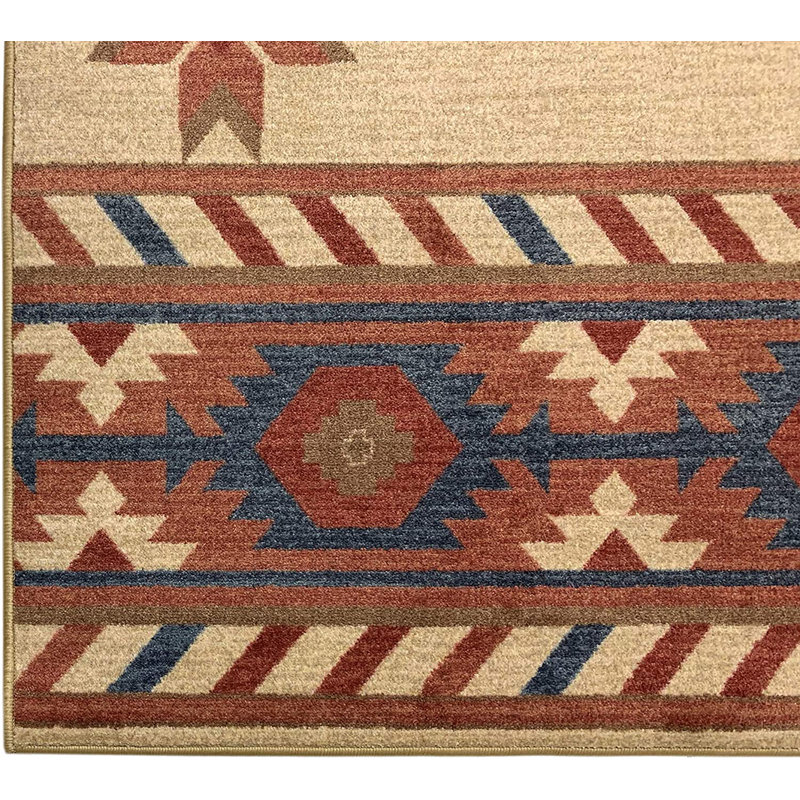 Seagirt Southwestern Indoor Rug, Rectangle 5'3" x 1"