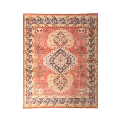 Distressed Homage Hand Knotted Wool Area Rug