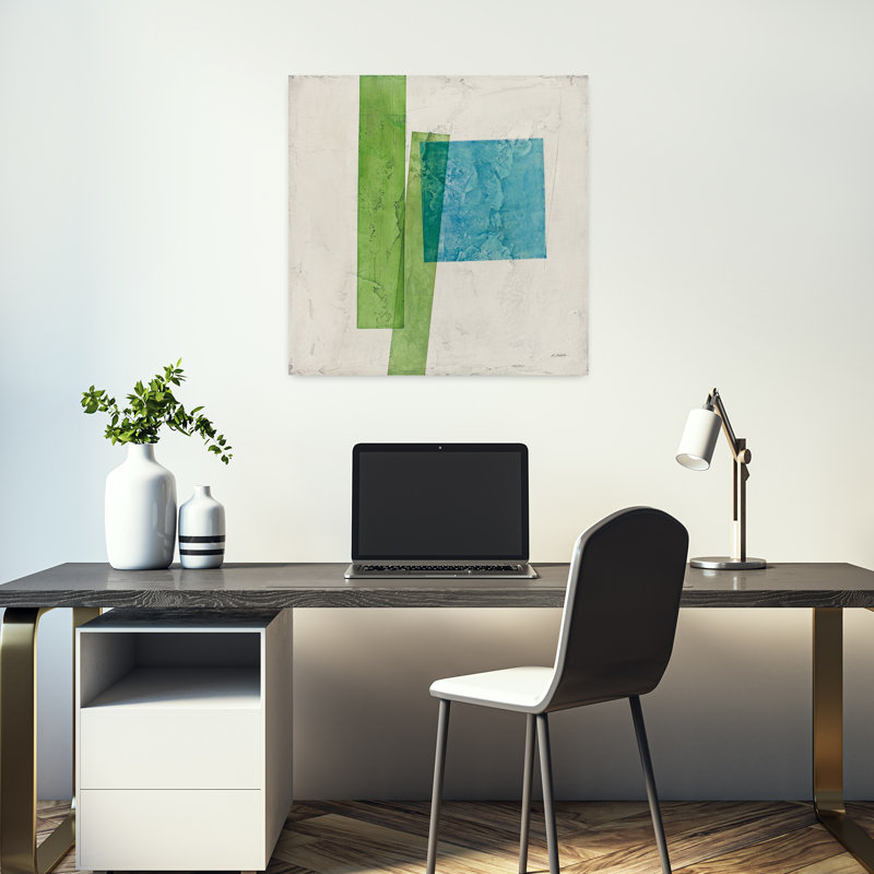 Harmony I No Lines, art moderne abstrait, H 18 po x l 18 po