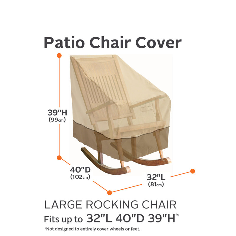 Paulding Water Resistant Patio Chair Cover