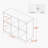 Farmhouse 6-Cube Bookcase Storage Organizer with Anti-Tip Kit for Home Office and Living Room
