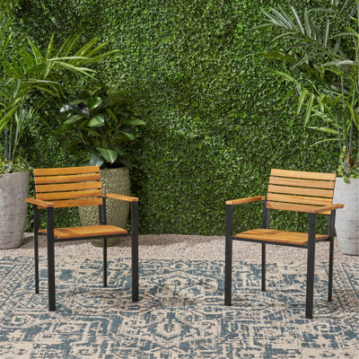 Wood and Metal Chair