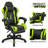 PU Leather Adjustable Gaming Chair, Ergonomic Desk Computer Chair with Headrest, Footrest and Lumbar Support-50490337