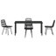 5 Piece Garden Dining Set Poly Rattan-1952444365-1952444370
