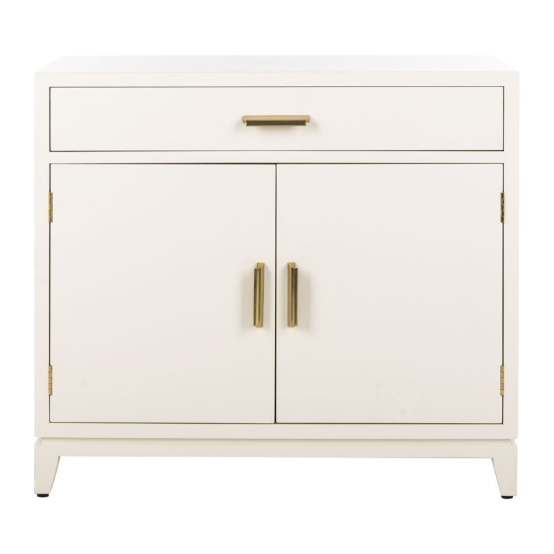 Armoire décorative 2 portes Albanie, Blanc