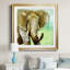 Painterly Elephant - reproduction d'art sur papier encadrée-1702407088-1702407089