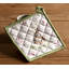 Maison d'Hermine Mountain Life Gant de cuisine + Manique 100 % coton - 19 x 33 cm et 20 x 20 cm