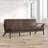 Kiger 72.05'' Faux Leather Convertible Sofa
