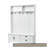 Cardarius Hall Tree 59'' Wide with Bench-1488604458