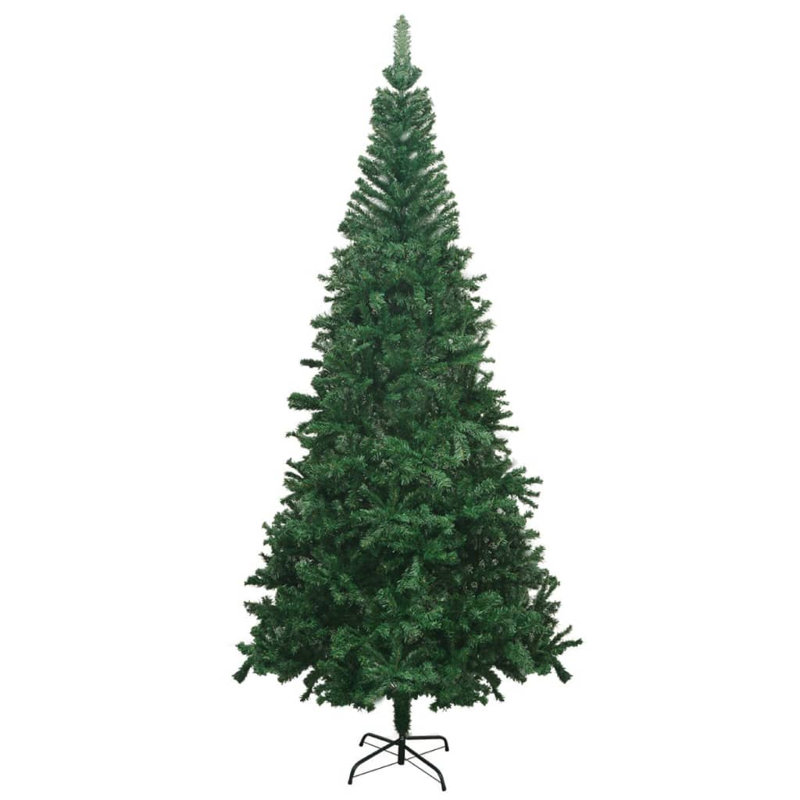 Arbre de Noël artificiel semi-illuminé avec ensemble de décoration de fête, 8'
