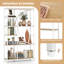 177cm H x 100cm W Metal Etagere Bookcase-407304934
