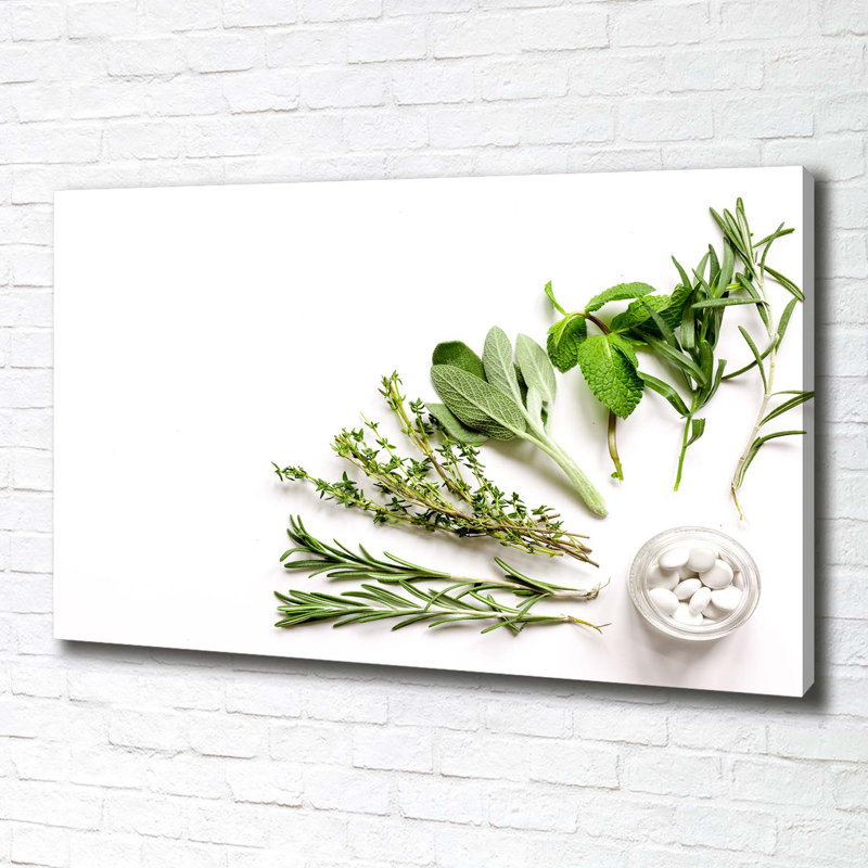Herbs - Wrapped Canvas Print