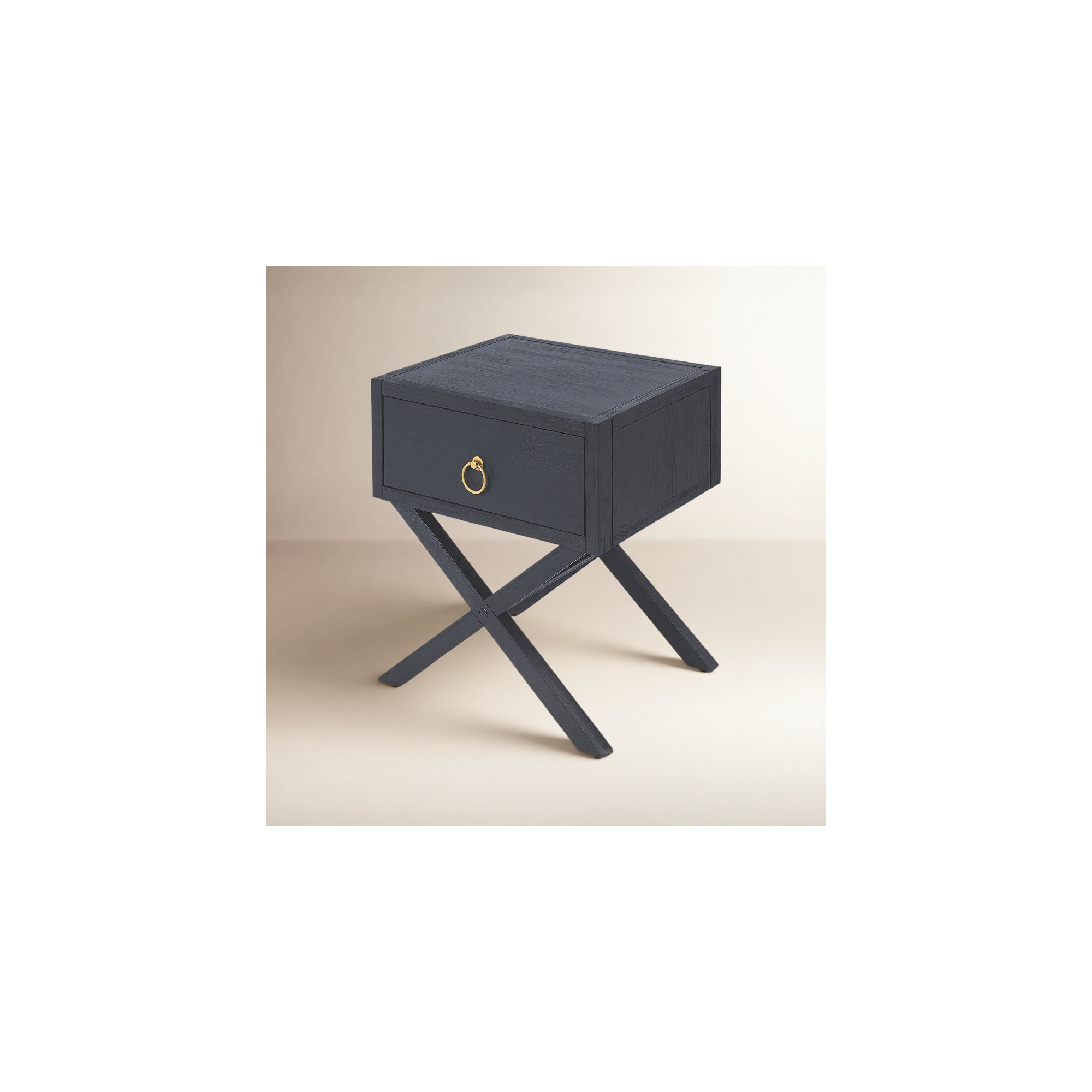 Elin 1 - Drawer Nightstand, Navy Blue
