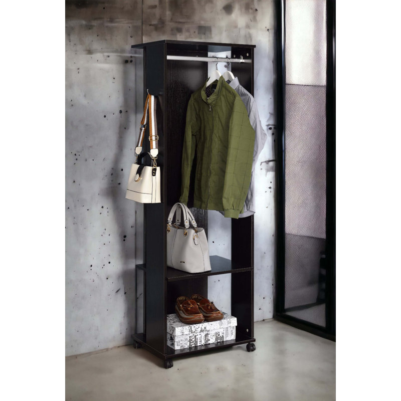 Kolen Espresso Finish Hall Tree