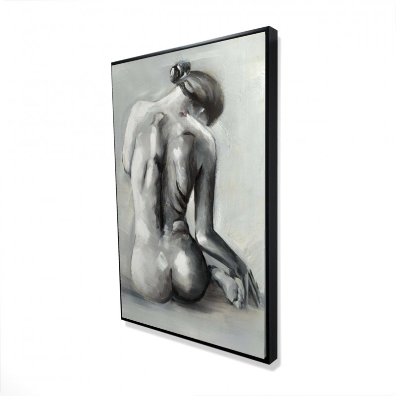 " Nude Woman From Behind ", 36" H x 24" W