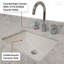 Meuble-lavabo simple 48 po X P 22 po D, dessus en marbre de Carrare et ensemble de robinet-559037847