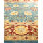 Tapis bleu Haynie en laine noué à la main 12 pi 1 po x 17 pi 3 po