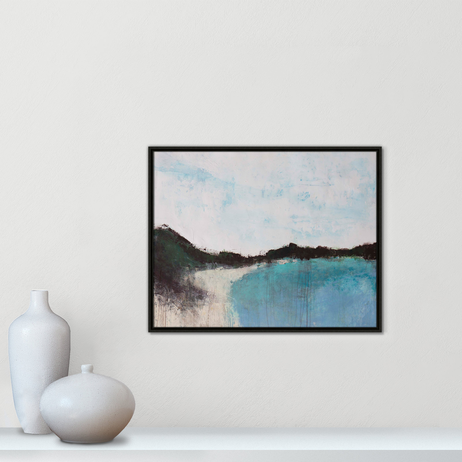 Mountainside Lakeview III Print, 23.5'' H x 29.5'' W x 2'' D, Espresso Framed