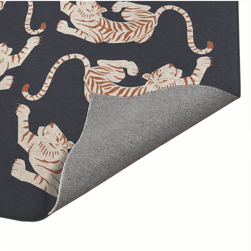 Hey Tiger Area Rug, Rectangle 2' x 3'