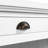 67" Modern Executive Desk,Computer Desk with 2 Glass Doors Storage Cabinet and 3 Drawers, Rectangle Home Office Desk  ,Reading Desk,Writing Table,Workstation for Home Office,Living Room,Study,White