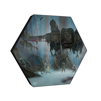 Impression sur bois Star Wars (Do. Or Do Not. Il n'y a pas d'essai)