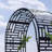 Geometric Arch Metal Garden Arbor