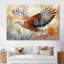 Brun, jaune, audacieux, aigle, vol d'oiseau-867430178-867430176