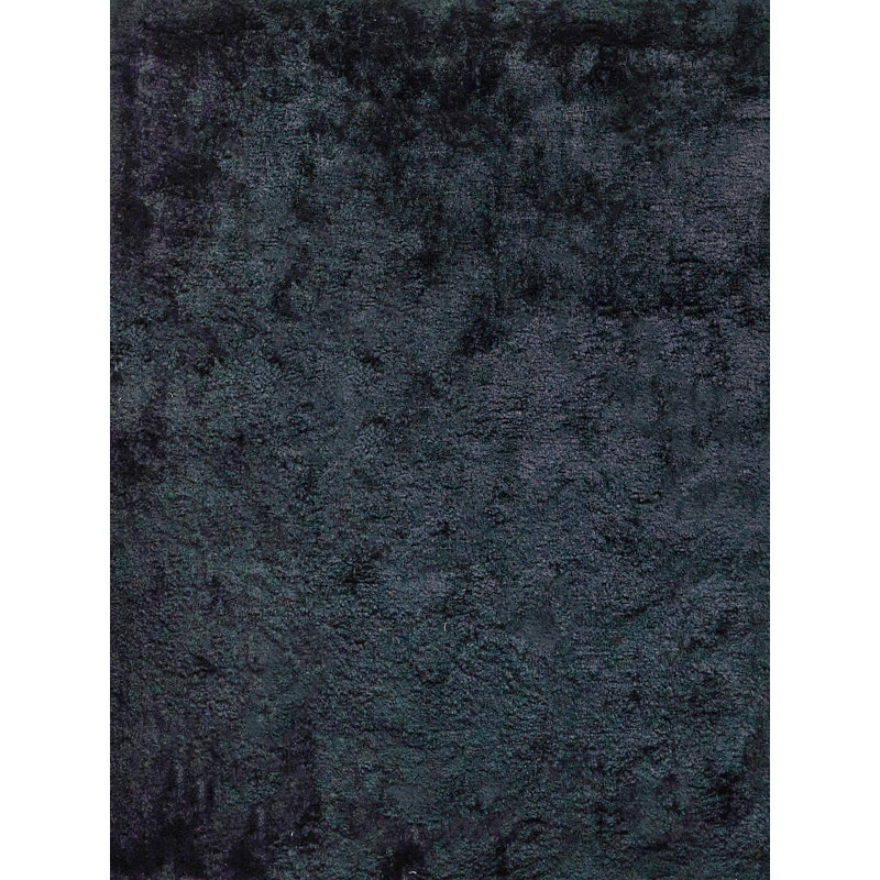 Sumo Shag Area Rug in Black, Rectangle 8' x 10'