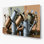 «Farm Farming Cans», art mural en métal gris