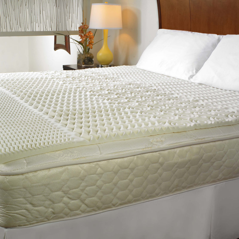 Garett Mattress Topper, Full / Double, Cream