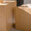 2 pièces, tables d'appoint gigognes, grain de bois lisse, café d'appoint moderne et élégant, peu d'entretien, polyvalent