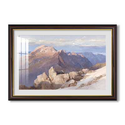 Hoher Göll from Watzmann-Hocheck, 1919-Edward Theodore Compton-Custom Framed Canvas
