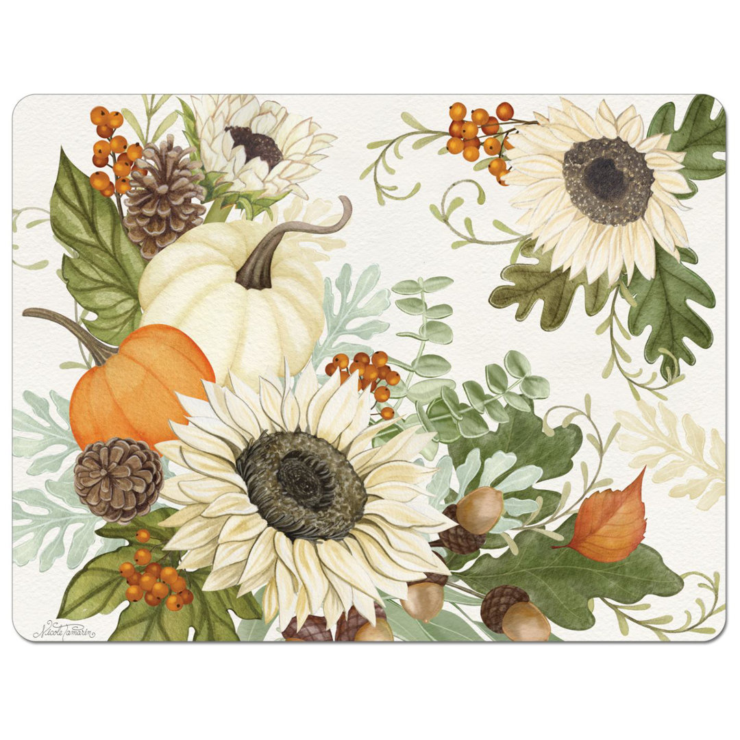 CounterArt Plastic Farmhouse Fall Cutting Board CounterArt