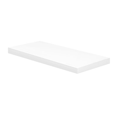Drap en mousse haute résilience - Coussin de bricolage personnalisable pour meubles, lits pour animaux de compagnie et projets créatifs, 72 po x 24 po x 1,18 po, blanc