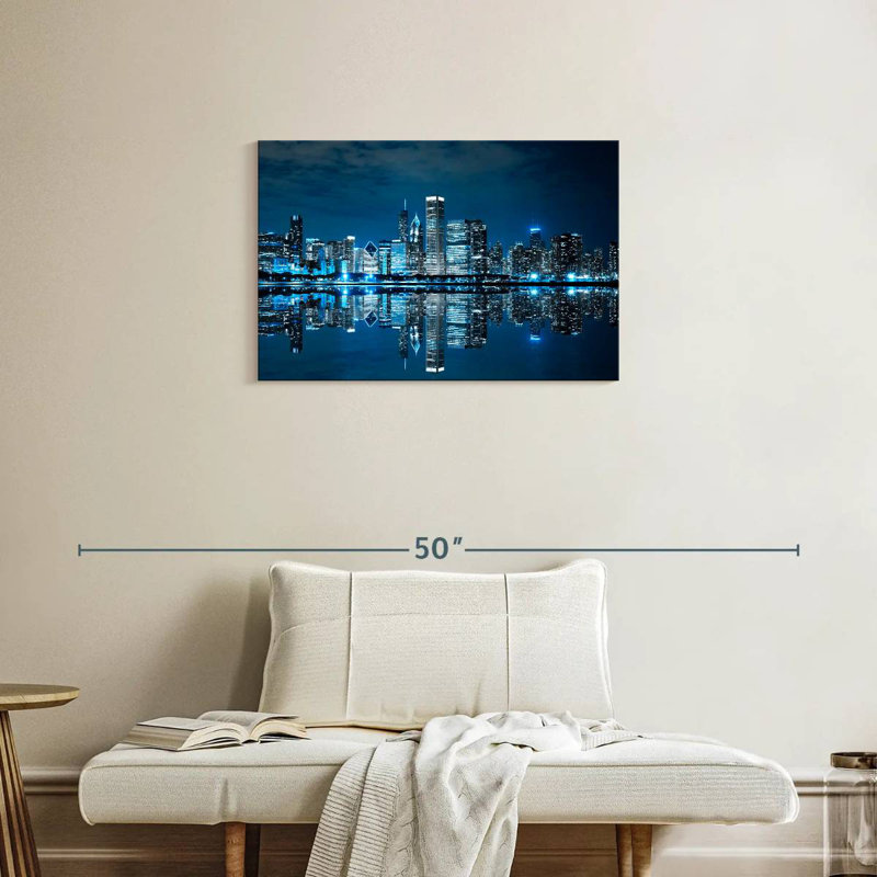 Sireci Chicago Bright Night, 20" H x 30" W