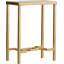 Oxendine Mirrored Glass Top End Table