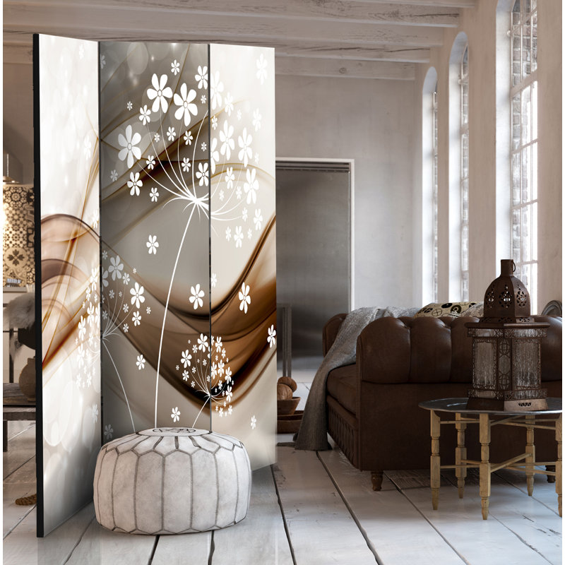 Ormond 172cm H Solid Wood Folding Room Divider, 3