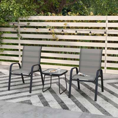 Andalynn Square 2 - Person 45.5cm Long Bistro Set