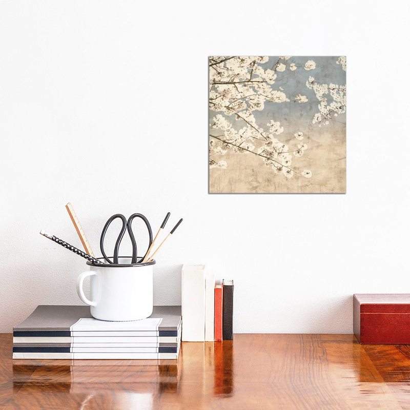 Cherry Blossoms II by John Seba - Wrapped Canvas Print, 30.48 cm H x 30.48 cm W, Wrapped Canvas