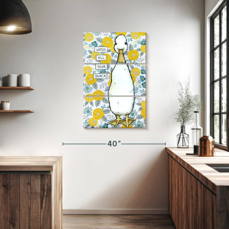 Brampt Quacks, 38" H x 24" W