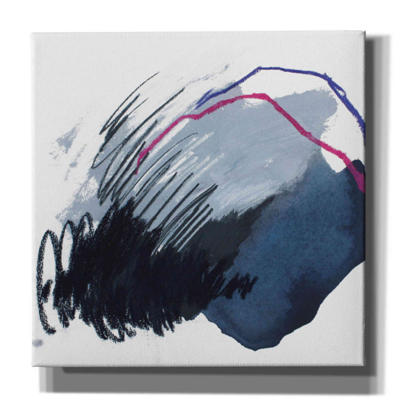 «Dynamic and Linear No. 1» par Ying Guo - reproduction d'art sur toile tendue, H 12 po x l 12 po x P 0,75 po