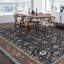 Tapis bleu de haute qualité noué à la main