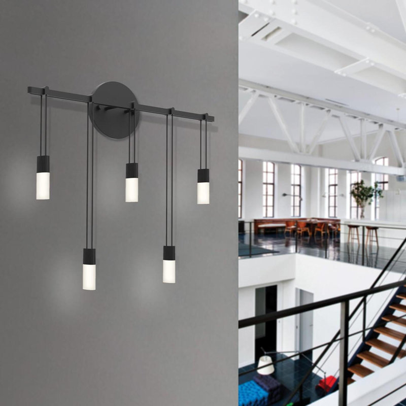 Suspenders Aluminum LED Armed Sconce